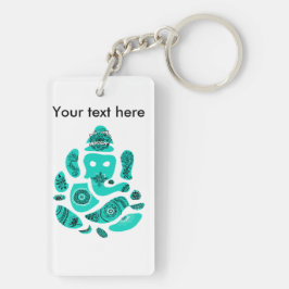 Llavero Keychain del Elefante del Señor Ganesh India