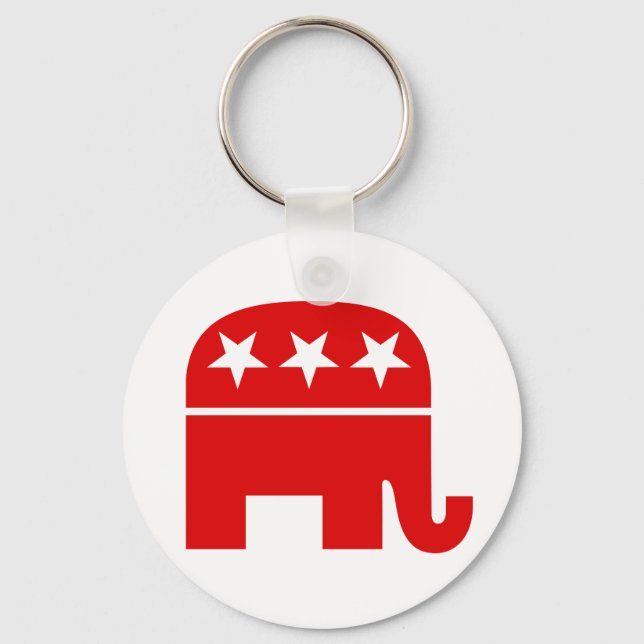 Llavero Keychain del Elefante Republicano (Anverso)