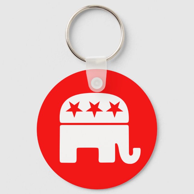 Llavero Keychain del Elefante Republicano (Anverso)