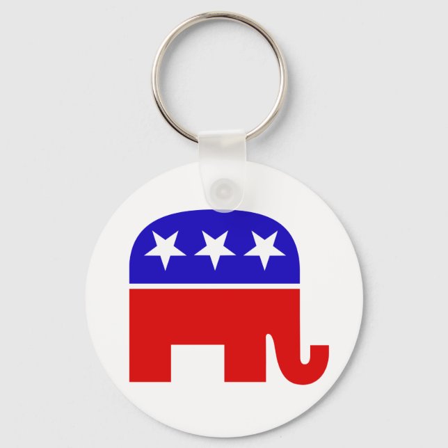 Llavero Keychain del Elefante Republicano (Anverso)