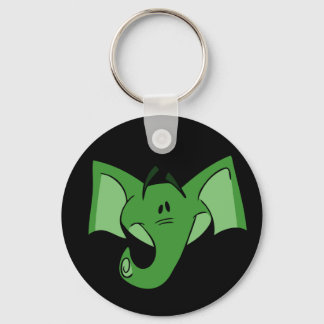 Llavero Keychain del Elefante Verde
