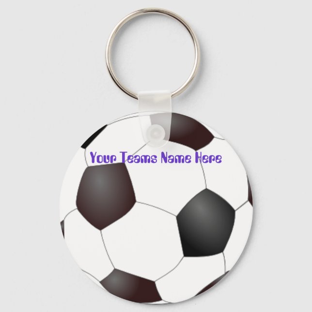 Llavero Keychain del equipo de fútbol de personalizable (Anverso)