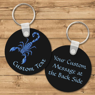 Llavero Keychain del Escorpión Azul
