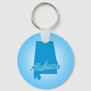 Llavero Keychain del estado de Alabama