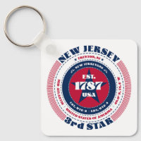 Keychain del estado de Nueva Jersey