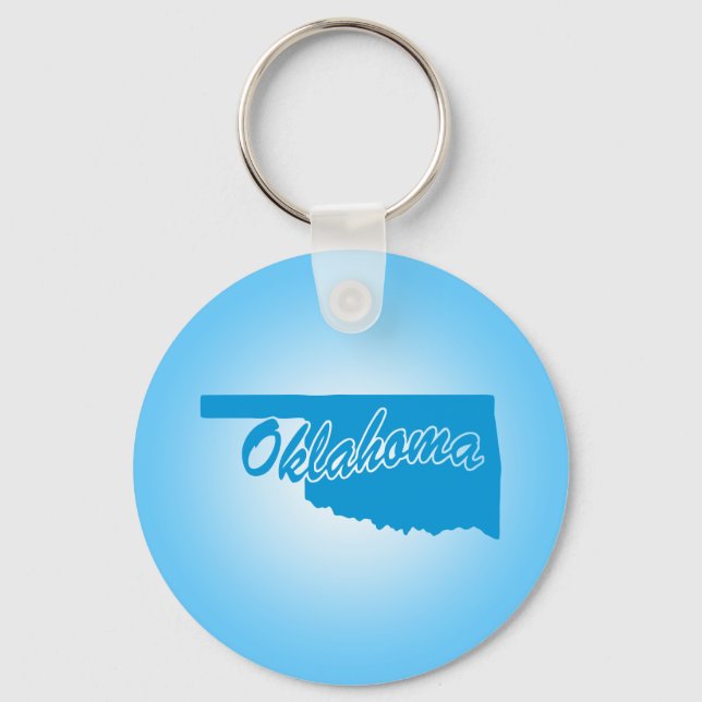 Llavero Keychain del estado de Oklahoma (Anverso)