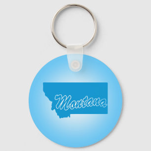 Llavero Keychain del estado Montana