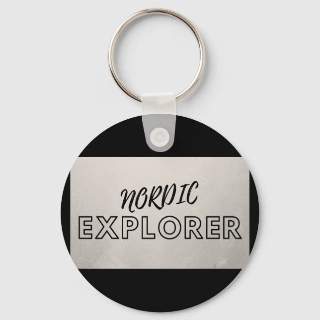 Llavero Keychain del Explorador nórdico (Anverso)