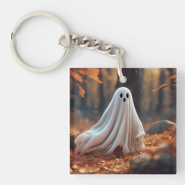 Llavero Keychain del fantasma del otoño (Frente)