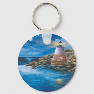 Llavero Keychain del faro Castle Hill