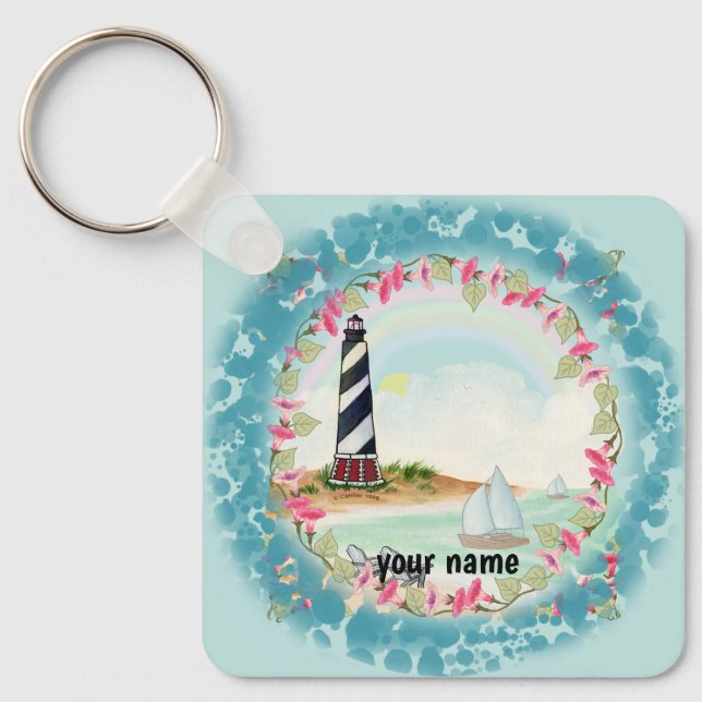 Llavero Keychain del faro de Cape Hatteras (Anverso)