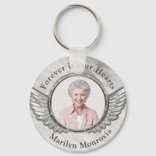 Llavero Keychain del funeral conmemorativo