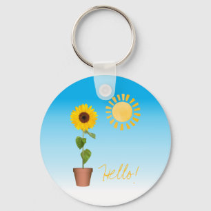 Llavero Keychain del girasol