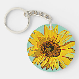 Llavero Keychain del girasol