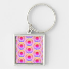 Llavero Keychain del girasol rosa