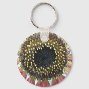 Llavero Keychain del girasol rosado