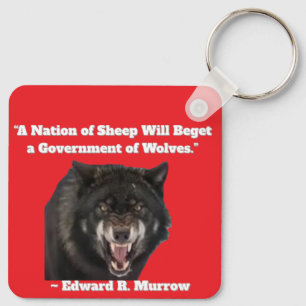 Llavero Keychain Del Gobierno De Los Lobos