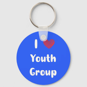 Llavero Keychain del grupo de jóvenes del corazón