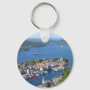 Llavero Keychain del horizonte azul