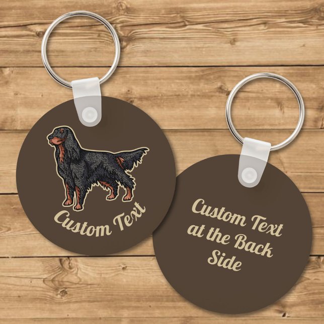 Llavero Keychain del Ilustracion Gordon Setter (Subido por el creador)