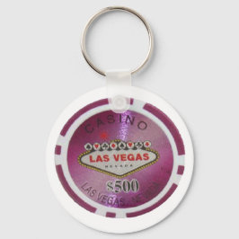 Llavero Keychain del jugador de Las Vegas Poker