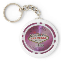 Keychain del jugador de Las Vegas Poker