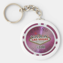 Llavero Keychain del jugador de Las Vegas Poker