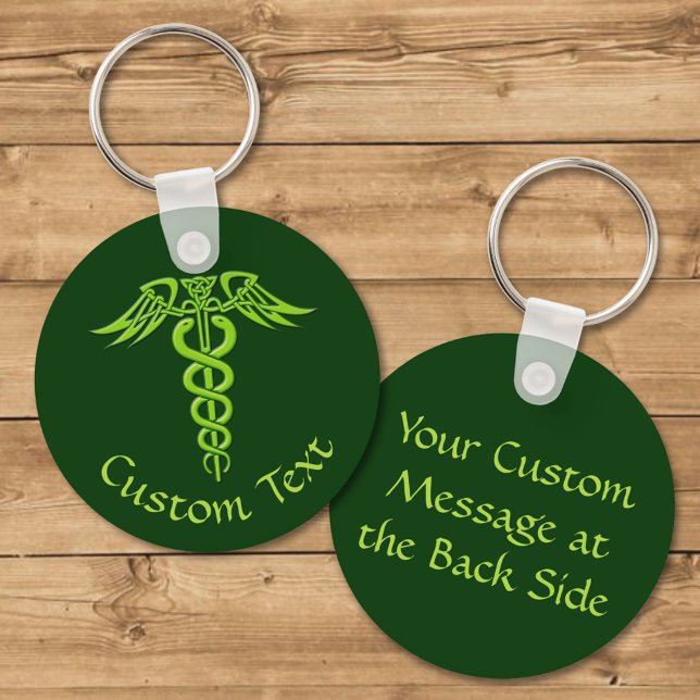 Llavero Keychain del Knot Caduceus Celtic Verde (Subido por el creador)