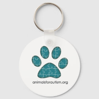 Llavero Keychain del logotipo de animales para el autismo