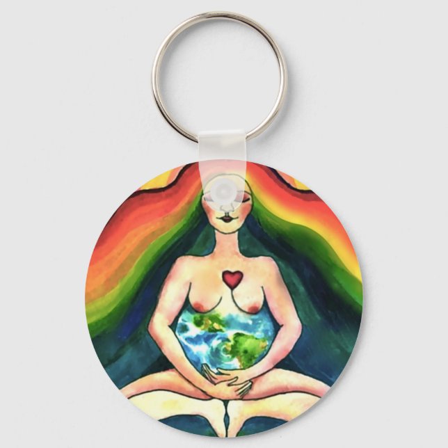 Llavero Keychain del logotipo de MotherWise (Anverso)