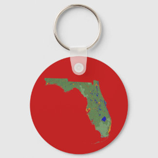 Llavero Keychain del mapa de Florida