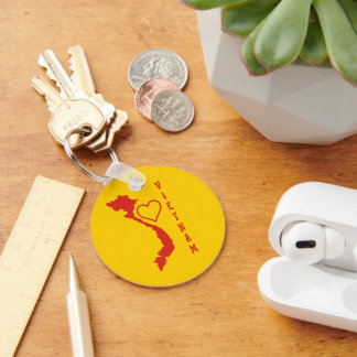 Llavero Keychain del mapa de Vietnam