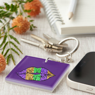 Llavero Keychain del Mardi Gras