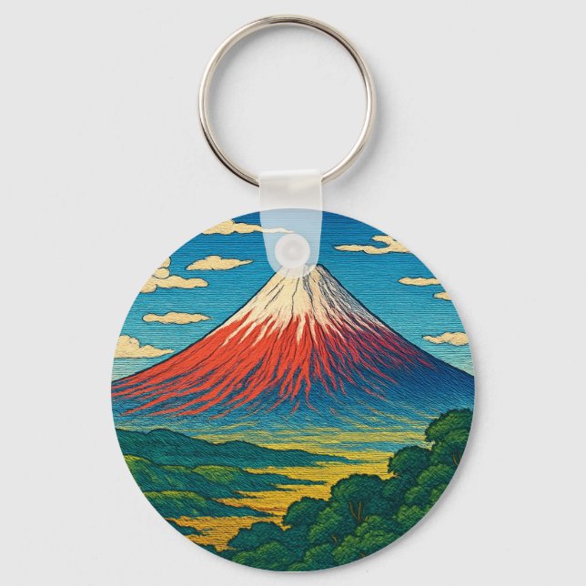 Llavero Keychain del Monte Fuji (Anverso)