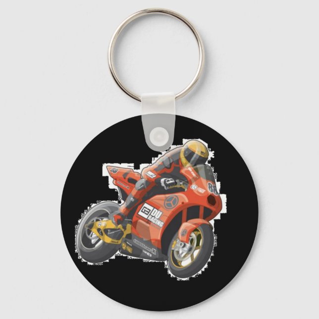 Llavero Keychain del motociclista (Anverso)