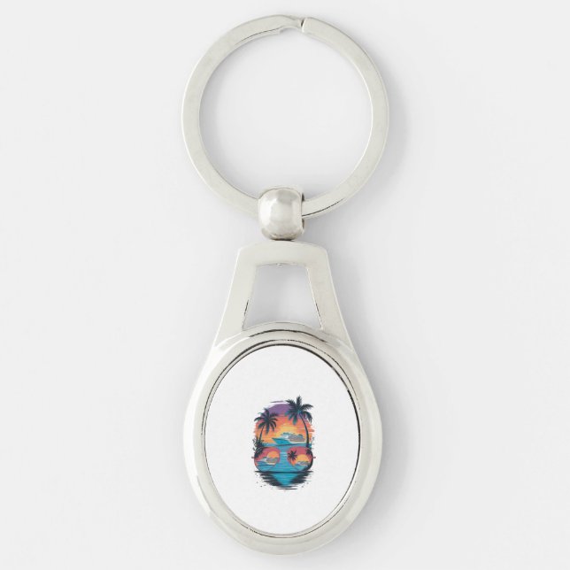 Llavero Keychain del Océano Azul (Anverso)