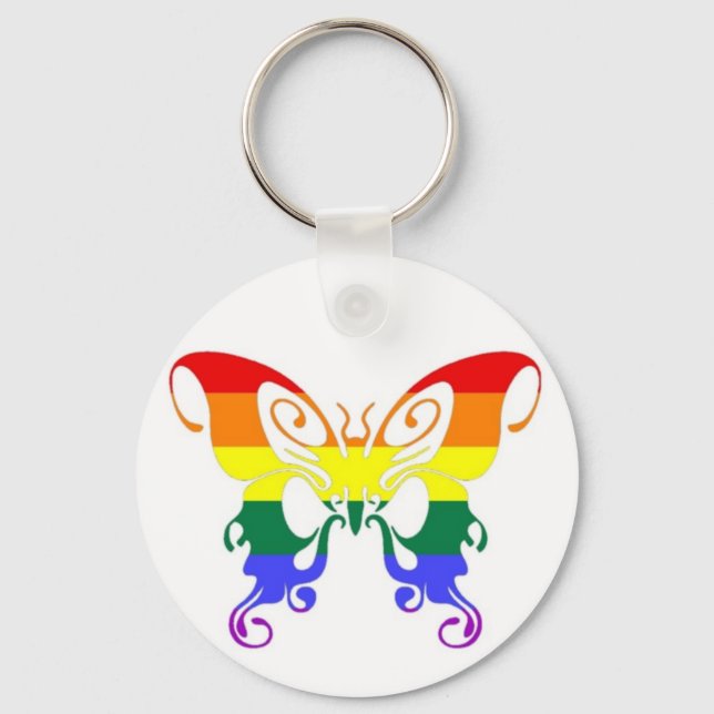 Llavero Keychain del Orgullo Lesbiano (Anverso)