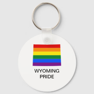 Llavero Keychain del Orgullo LGBTQ Wyoming