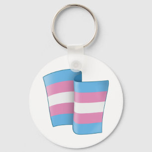 Llavero Keychain del Orgullo Trans