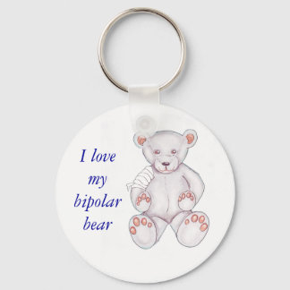 Llavero Keychain del oso bipolar - Personalizado