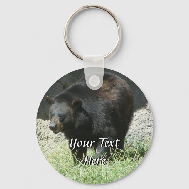 Llavero Keychain del oso negro (Anverso)