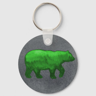 Llavero Keychain del oso verde