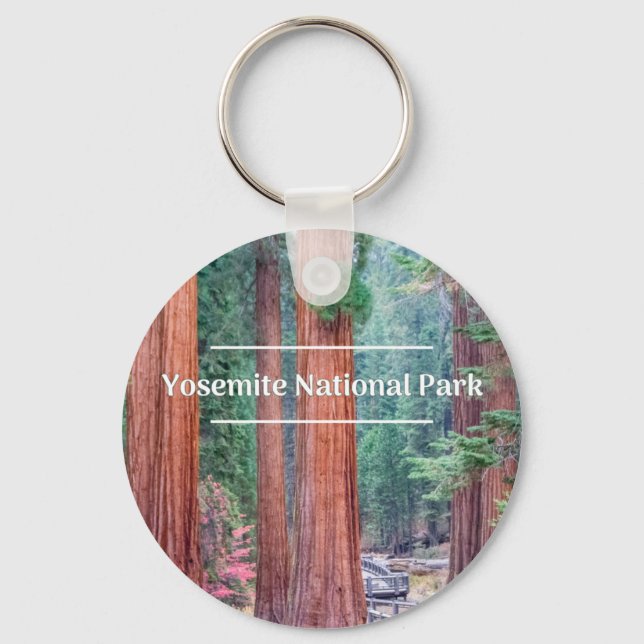 Llavero Keychain del Parque Nacional Yosemite (Anverso)