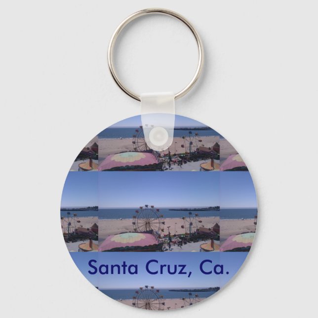 Llavero Keychain del paseo marítimo de Santa Cruz (Anverso)