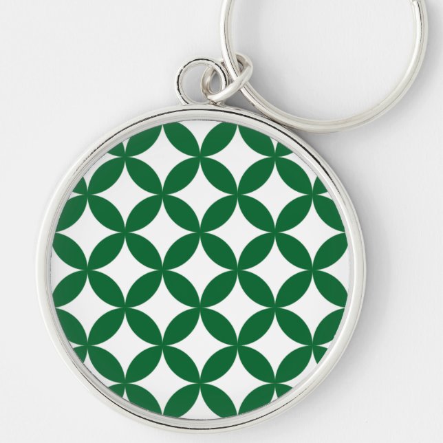 Llavero Keychain del patrón de Shippo Verde (Frente)