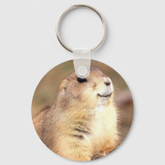 Llavero Keychain del perro de Prairie feliz