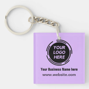 Llavero Keychain del personal básico del logotipo de negoc