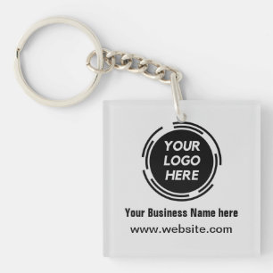 Llavero Keychain del personal básico del logotipo de negoc