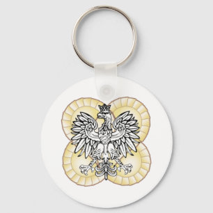 Llavero Keychain del Pierogi del Águila Polaca