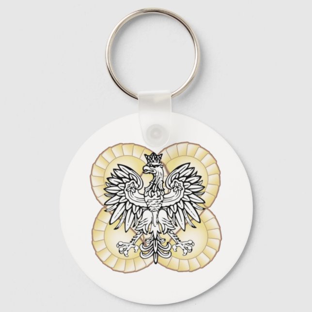 Llavero Keychain del Pierogi del Águila Polaca (Anverso)